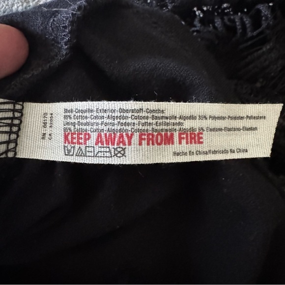 Intimately Free People Peekaboo Lace Hi-Low Dress | Black | S - Picture 13 of 13